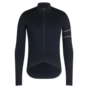 Koszulki Rapha Pro Team Long Sleeve Thermal Męskie Granatowe Białe | QWDNZT069