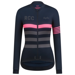 Koszulki Rapha RCC Pro Team Long Sleeve Damskie Granatowe | AJSQMU032