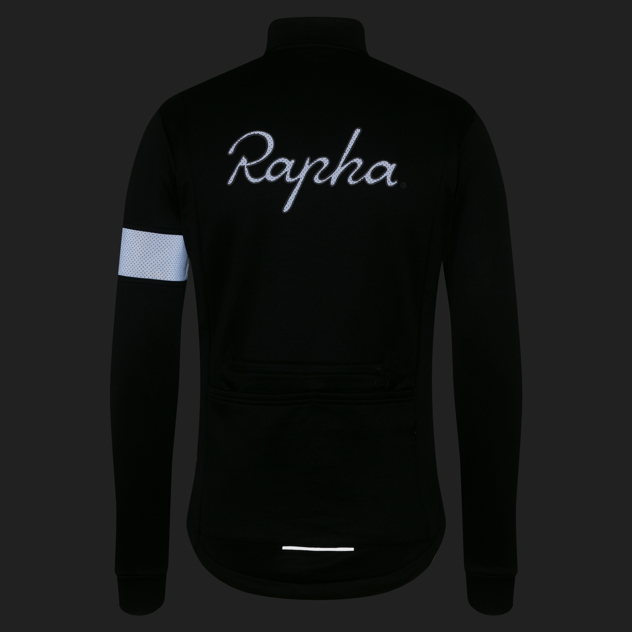 Koszulki Rapha Zimowe Windproof Męskie Czarne | TZXCYG618