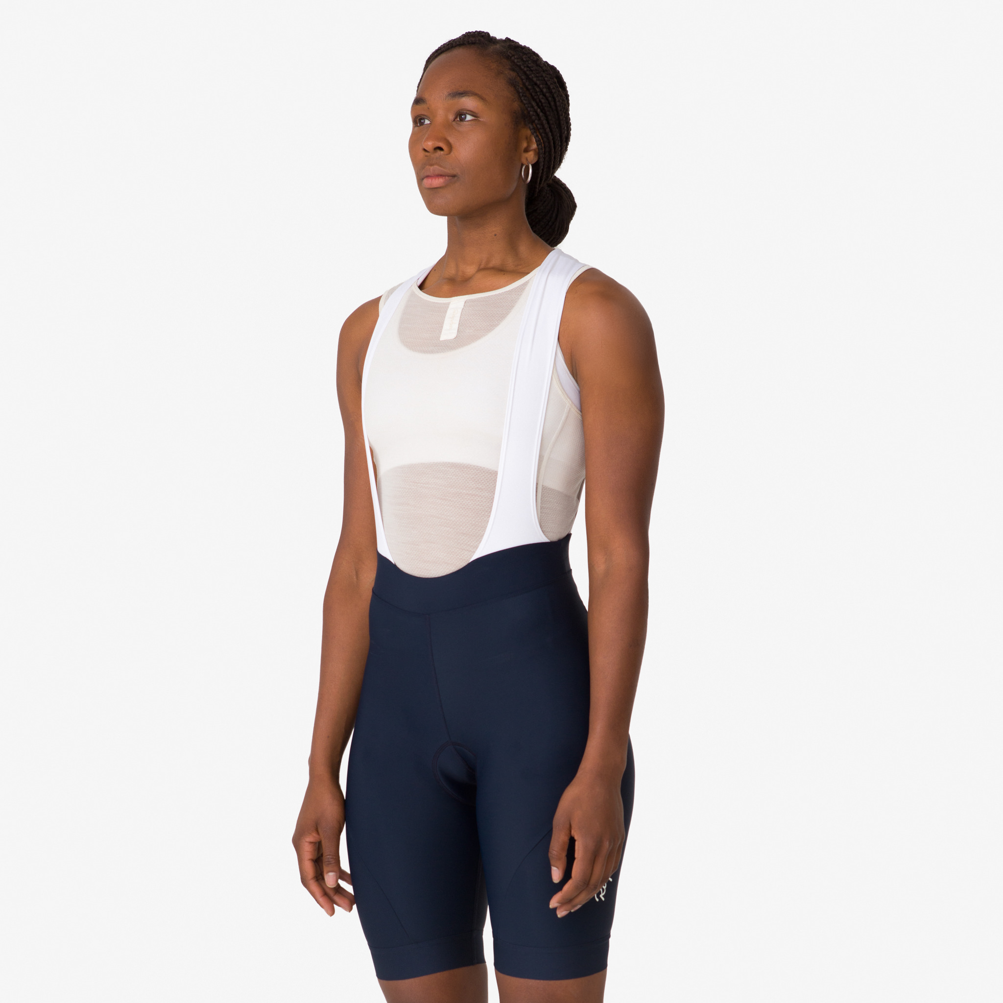 Spodenki Rapha Core Bib Damskie Granatowe Białe | YXDWEG783