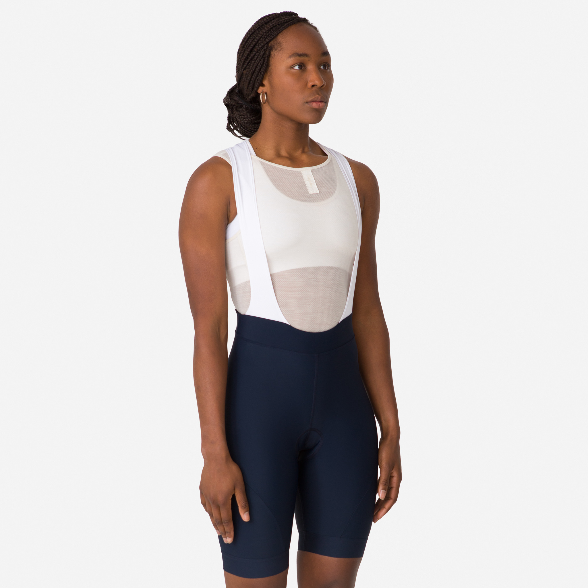 Spodenki Rapha Core Bib Damskie Granatowe Białe | YXDWEG783