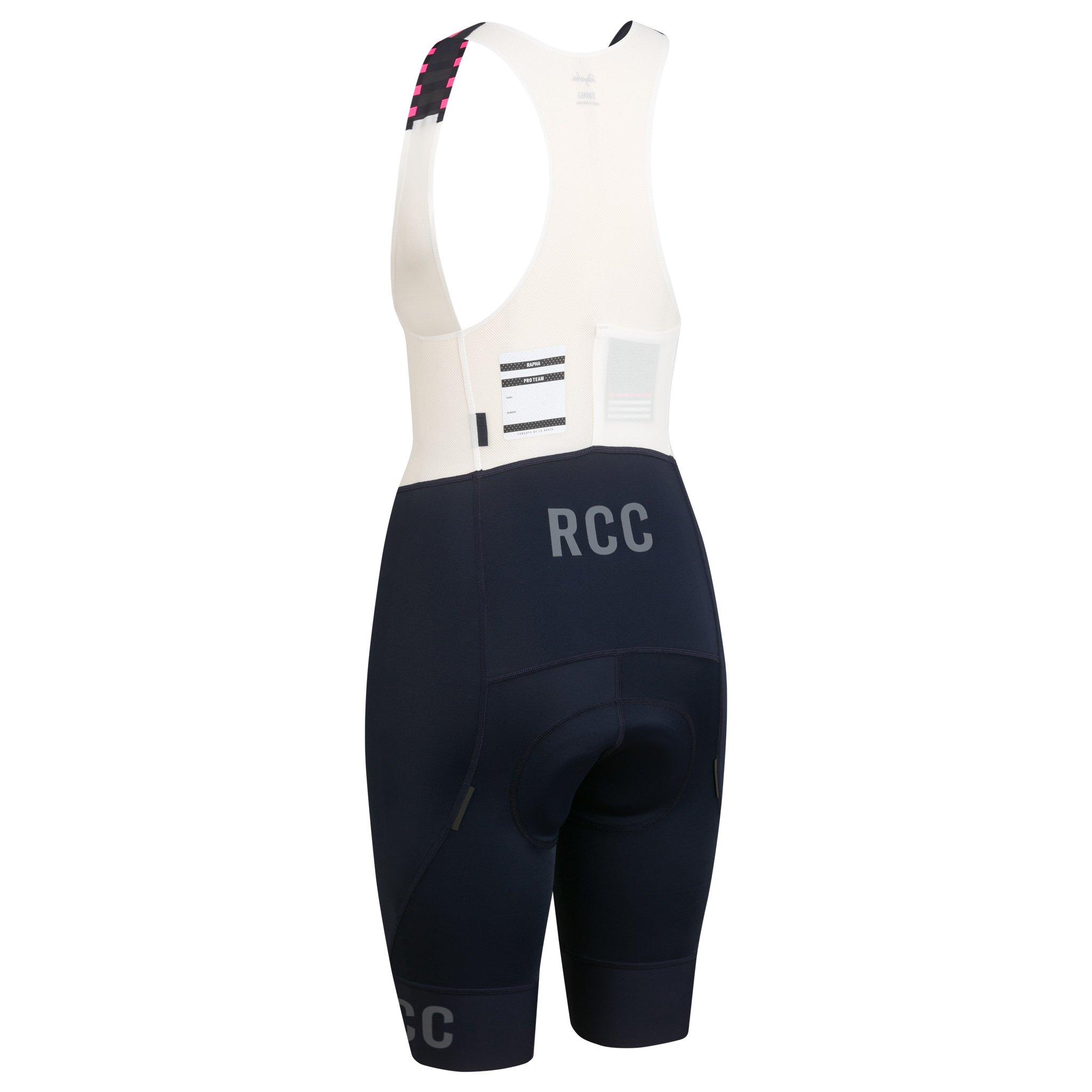 Spodenki Rapha RCC Pro Team Bib II Regular Damskie Granatowe | DRYMAU763