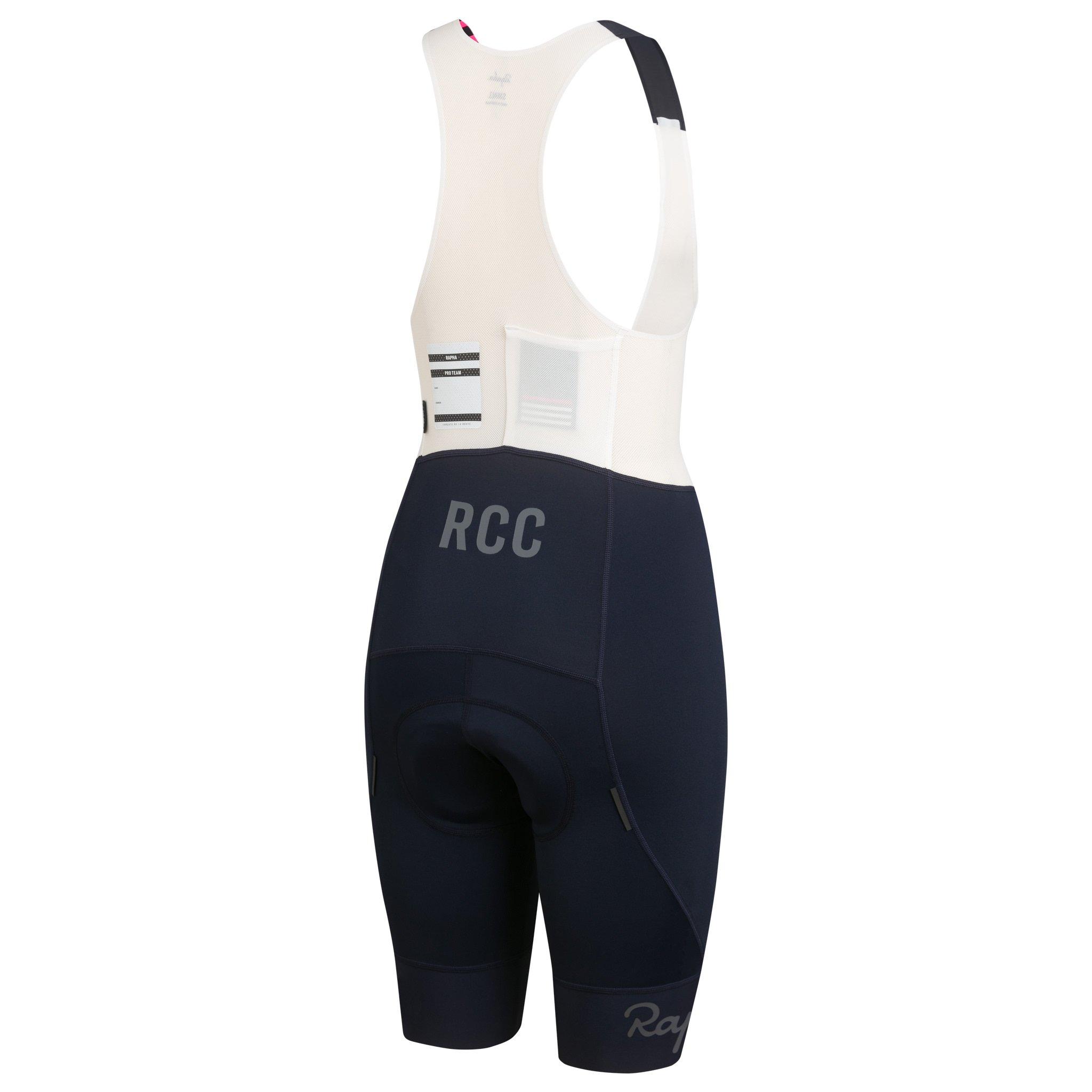 Spodenki Rapha RCC Pro Team Bib II Regular Damskie Granatowe | DRYMAU763