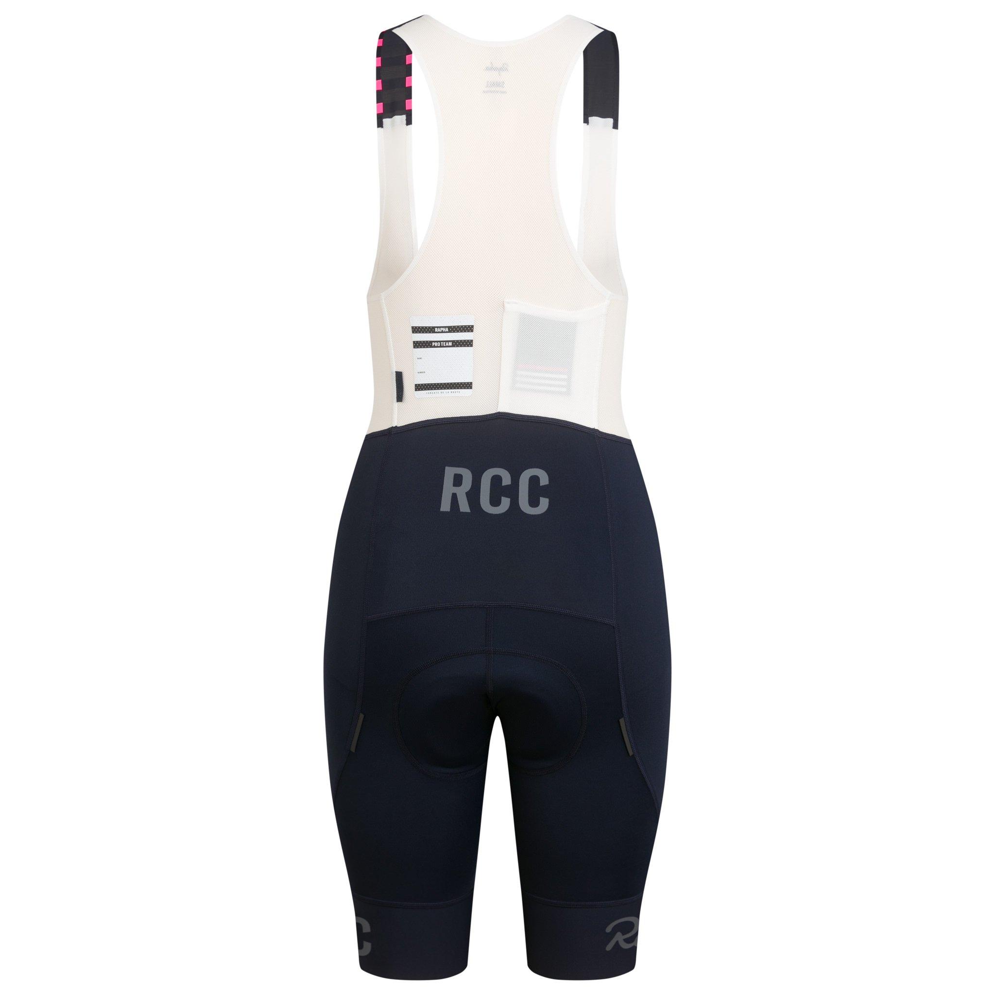 Spodenki Rapha RCC Pro Team Bib II Regular Damskie Granatowe | DRYMAU763